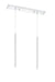 Z-Lite Canada - LED Linear Chandelier - Forest - Chrome- Union Lighting Luminaires Decor