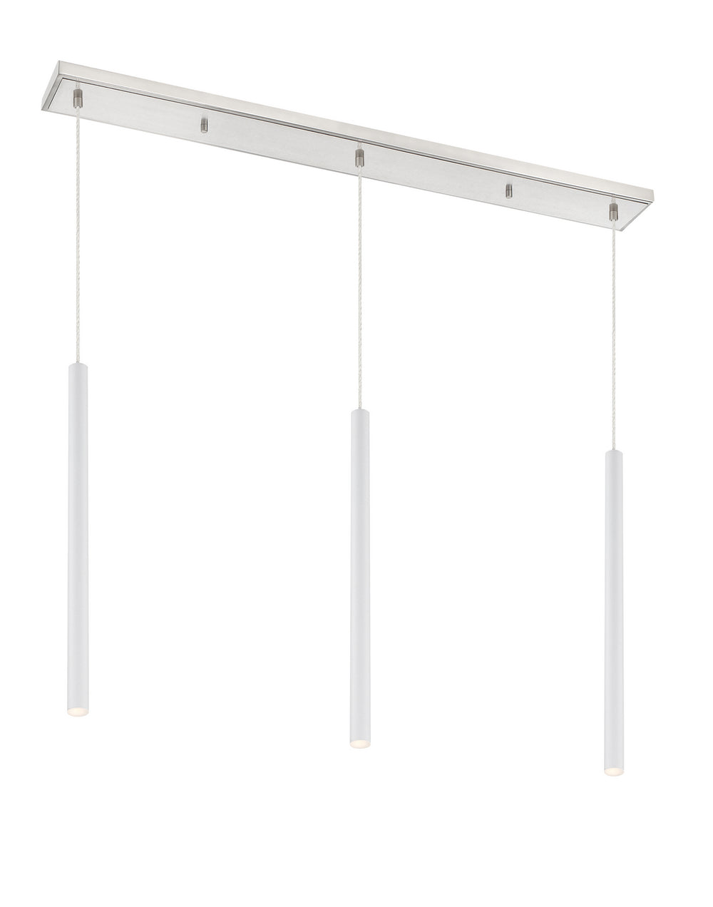 Z-Lite Canada - LED Linear Chandelier - Forest - Brushed Nickel- Union Lighting Luminaires Decor