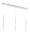 Z-Lite Canada - LED Linear Chandelier - Forest - Brushed Nickel- Union Lighting Luminaires Decor