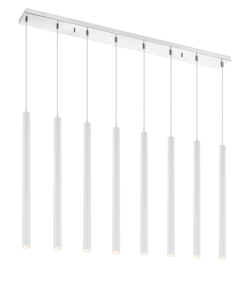 Z-Lite Canada - LED Linear Chandelier - Forest - Chrome- Union Lighting Luminaires Decor