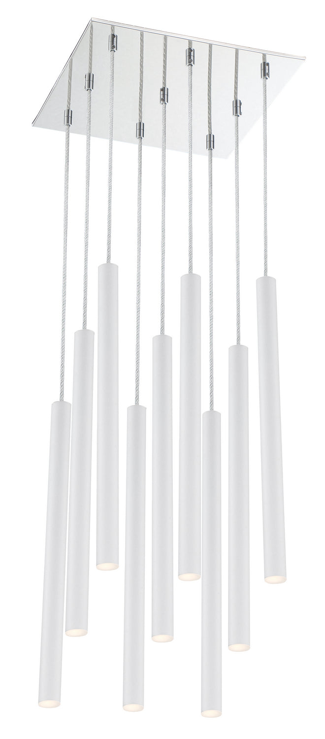 Z-Lite Canada - LED Chandelier - Forest - Chrome- Union Lighting Luminaires Decor