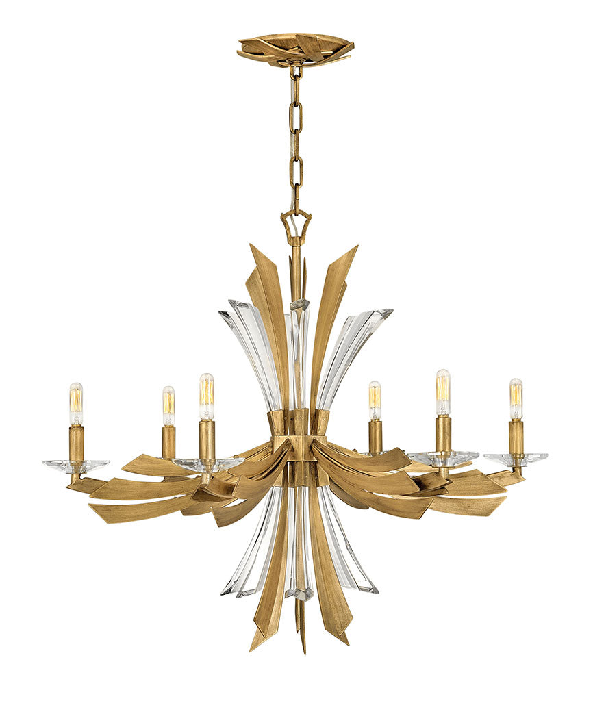 Fredrick Ramond Canada - LED Chandelier - Vida - Burnished Gold- Union Lighting Luminaires Decor