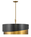 Fredrick Ramond Canada - LED Chandelier - Gigi - Heritage Brass- Union Lighting Luminaires Decor