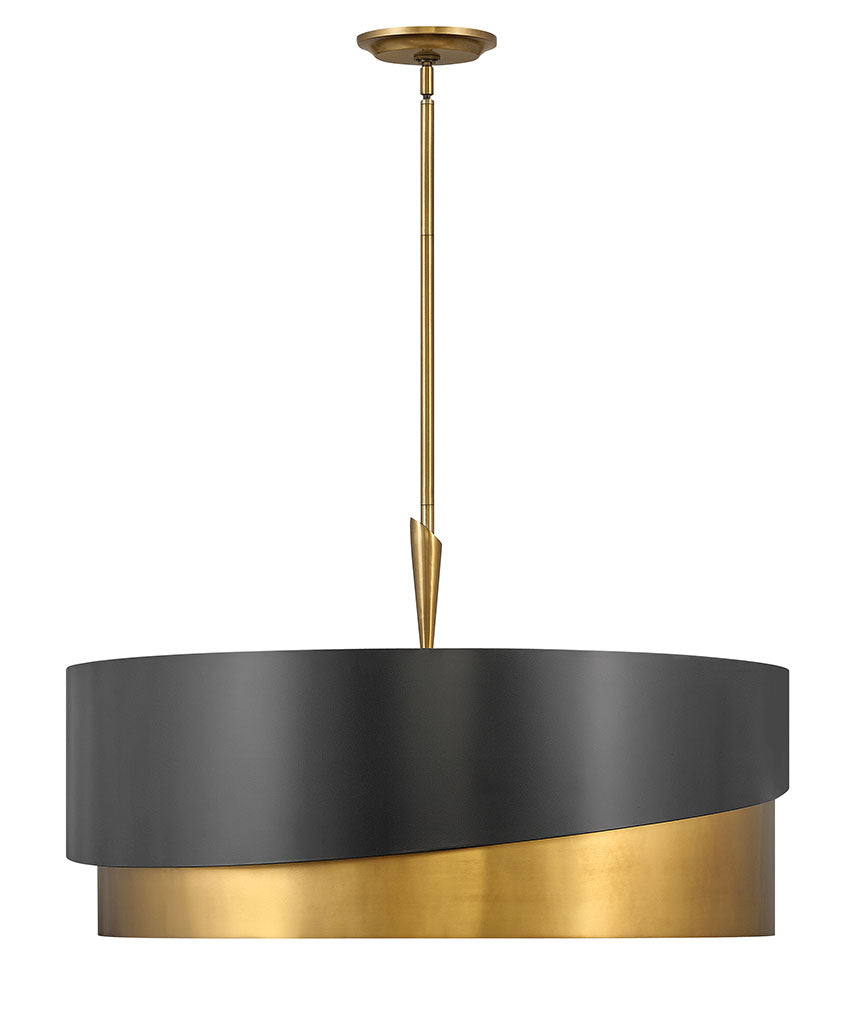 Fredrick Ramond Canada - LED Chandelier - Gigi - Heritage Brass- Union Lighting Luminaires Decor