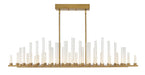 Fredrick Ramond Canada - LED Linear Pendant - Trinity - Heritage Brass- Union Lighting Luminaires Decor