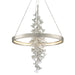 Corbett Lighting Canada - LED Chandelier - Jasmine - Silver Leaf- Union Lighting Luminaires Decor