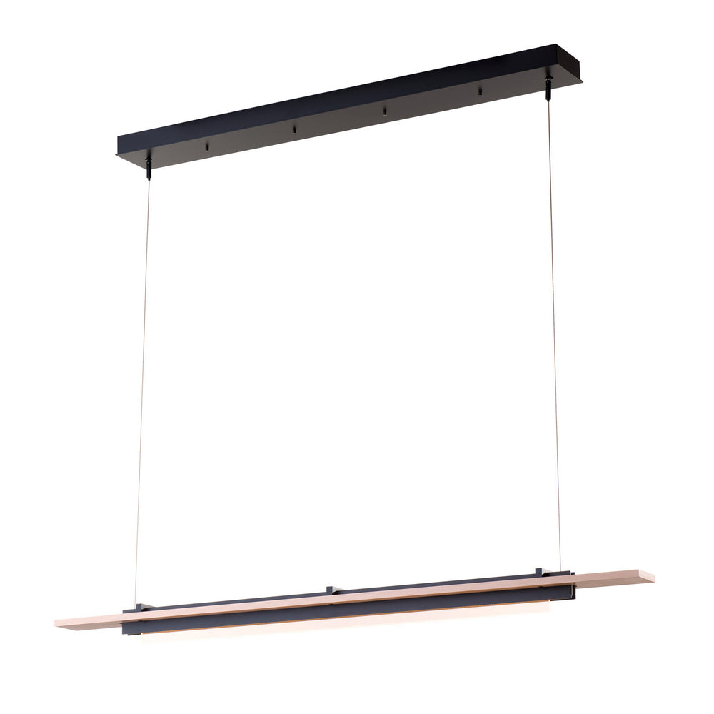Hubbardton Forge - LED Pendant - Plank - Black- Union Lighting Luminaires Decor