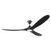 Visual Comfort Fan Canada - 70" Ceiling Fan - Maverick - Matte Black- Union Lighting Luminaires Decor