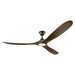 Visual Comfort Fan Canada - 70" Ceiling Fan - Maverick - Matte Black- Union Lighting Luminaires Decor