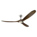 Visual Comfort Fan Canada - 70" Ceiling Fan - Maverick - Brushed Steel- Union Lighting Luminaires Decor