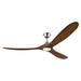 Visual Comfort Fan Canada - 70" Ceiling Fan - Maverick - Brushed Steel- Union Lighting Luminaires Decor
