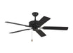 Visual Comfort Fan Canada - 52``Ceiling Fan - Haven 52 - Matte Black- Union Lighting Luminaires Decor