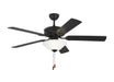 Visual Comfort Fan Canada - 52``Ceiling Fan - Haven 52 LED 2 - Matte Black- Union Lighting Luminaires Decor