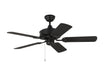 Visual Comfort Fan Canada - 44``Ceiling Fan - Haven Outdoor 44 - Matte Black- Union Lighting Luminaires Decor