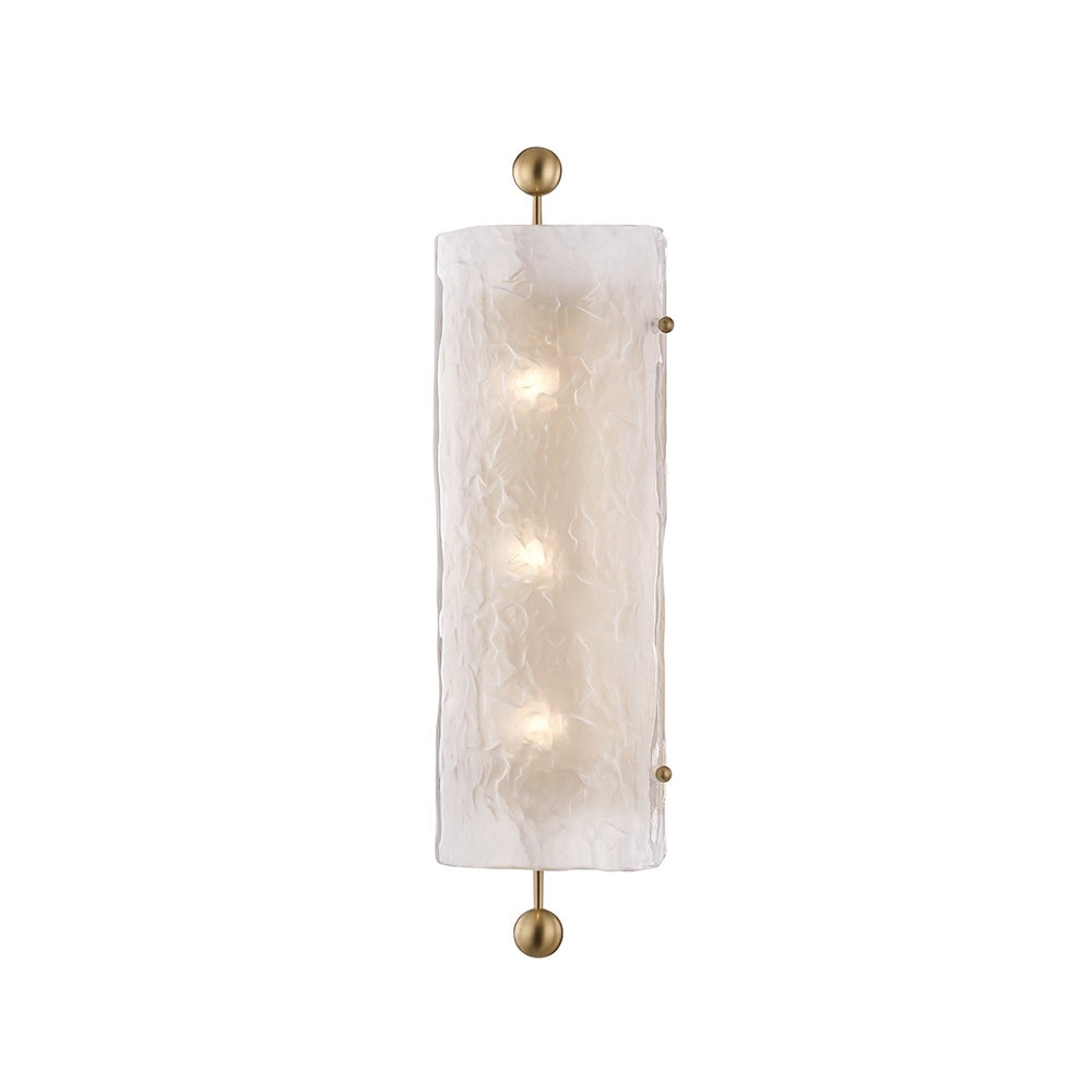 Hudson Valley Canada - Three Light Wall Sconce - Broome - Aged Brass- Union Lighting Luminaires Decor