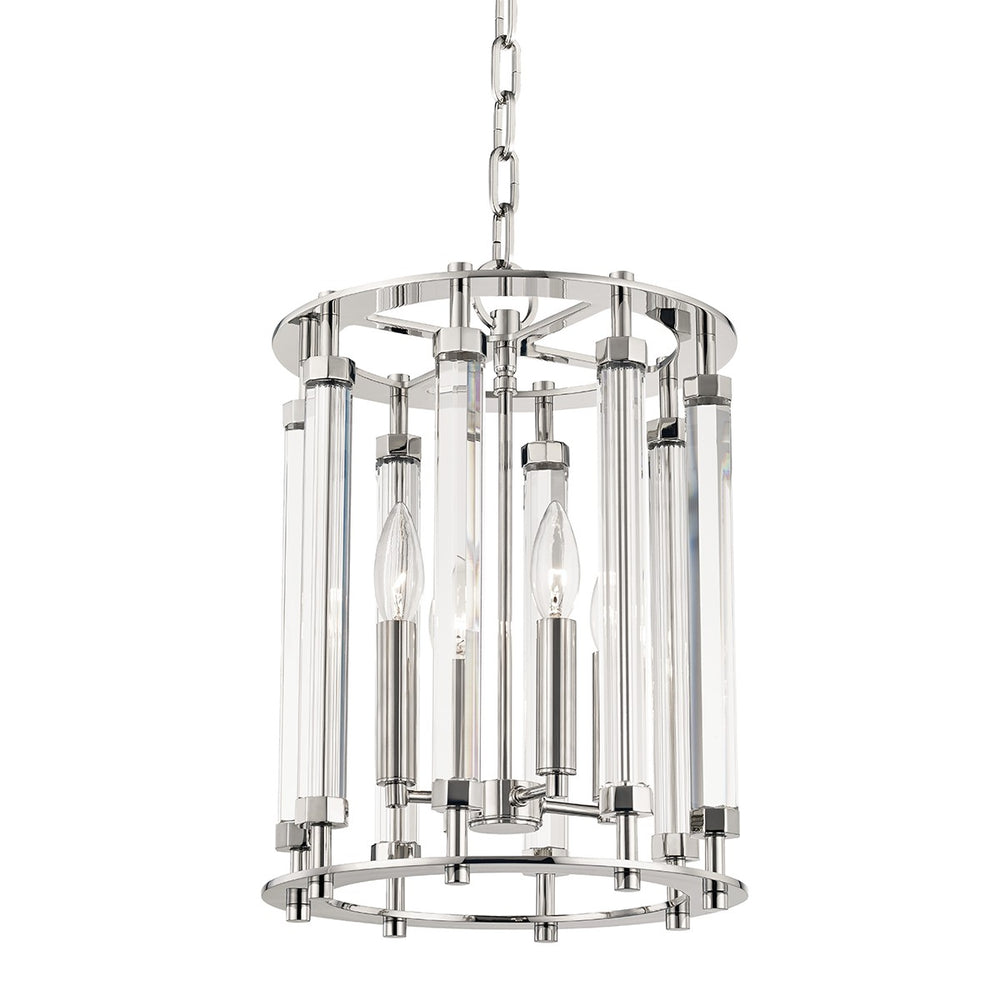 Hudson Valley Canada - Four Light Lantern - Haddon - Polished Nickel- Union Lighting Luminaires Decor
