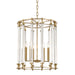 Hudson Valley Canada - Six Light Lantern - Haddon - Aged Brass- Union Lighting Luminaires Decor