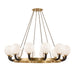 Hudson Valley Canada - 12 Light Chandelier - Werner - Aged Brass/Black- Union Lighting Luminaires Decor