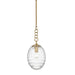 Hudson Valley Canada - One Light Pendant - Venice - Aged Brass- Union Lighting Luminaires Decor