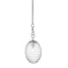 Hudson Valley Canada - One Light Pendant - Venice - Polished Nickel- Union Lighting Luminaires Decor