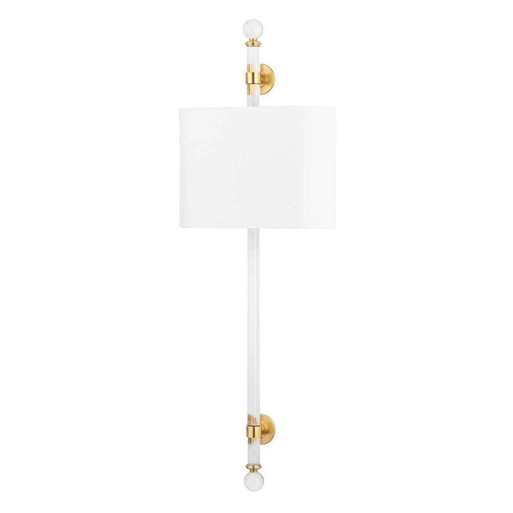 Hudson Valley Canada - Two Light Wall Sconce - Wertham - Aged Brass- Union Lighting Luminaires Decor