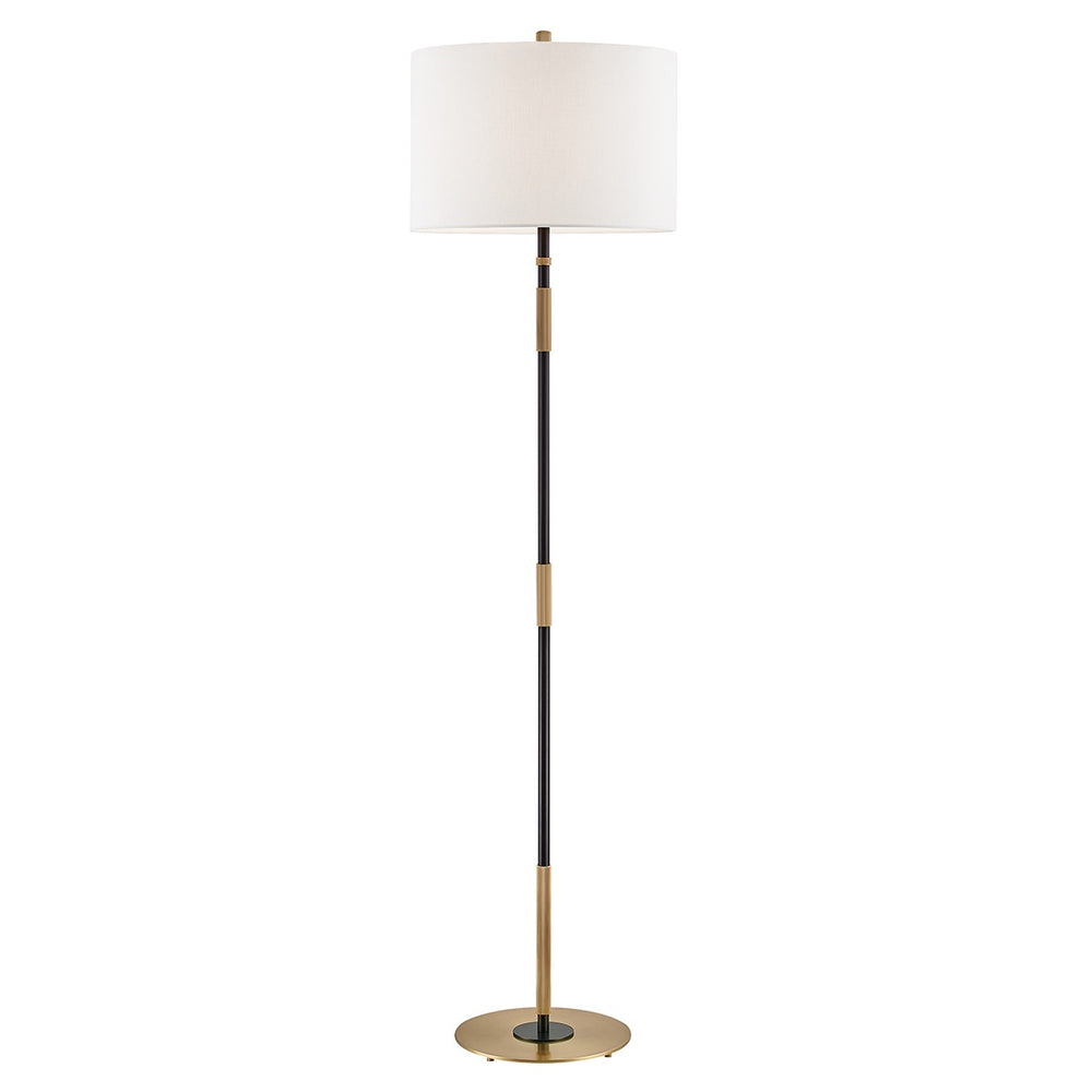 Hudson Valley Canada - One Light Floor Lamp - Bowery - Aged Old Bronze- Union Lighting Luminaires Decor