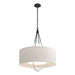 Hubbardton Forge - Four Light Pendant - Loop - Black- Union Lighting Luminaires Decor