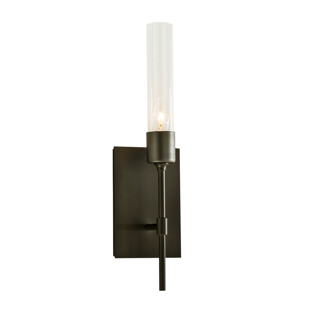 Hubbardton Forge - One Light Wall Sconce - Vela - Dark Smoke- Union Lighting Luminaires Decor