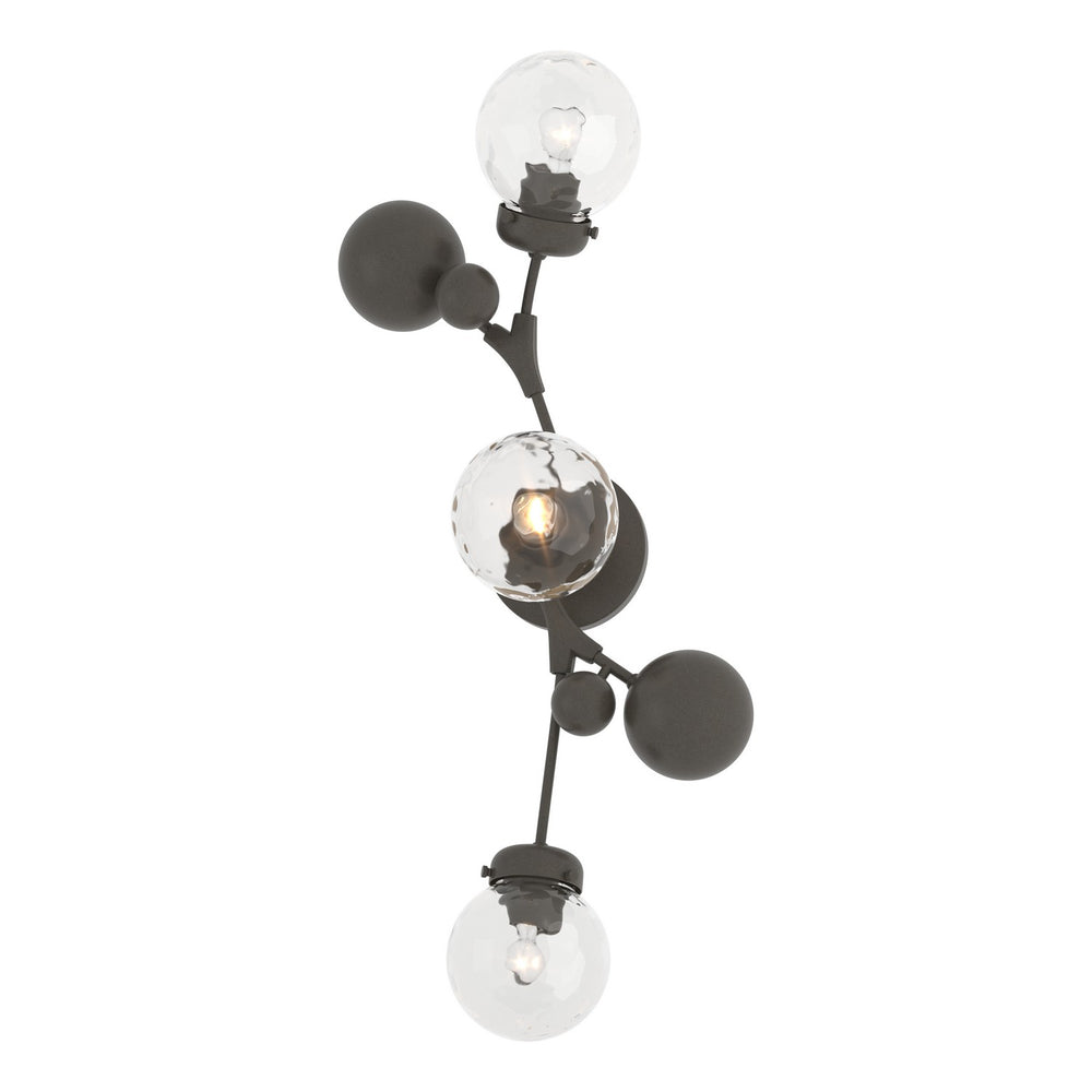 Hubbardton Forge - Three Light Wall Sconce - Sprig - Dark Smoke- Union Lighting Luminaires Decor