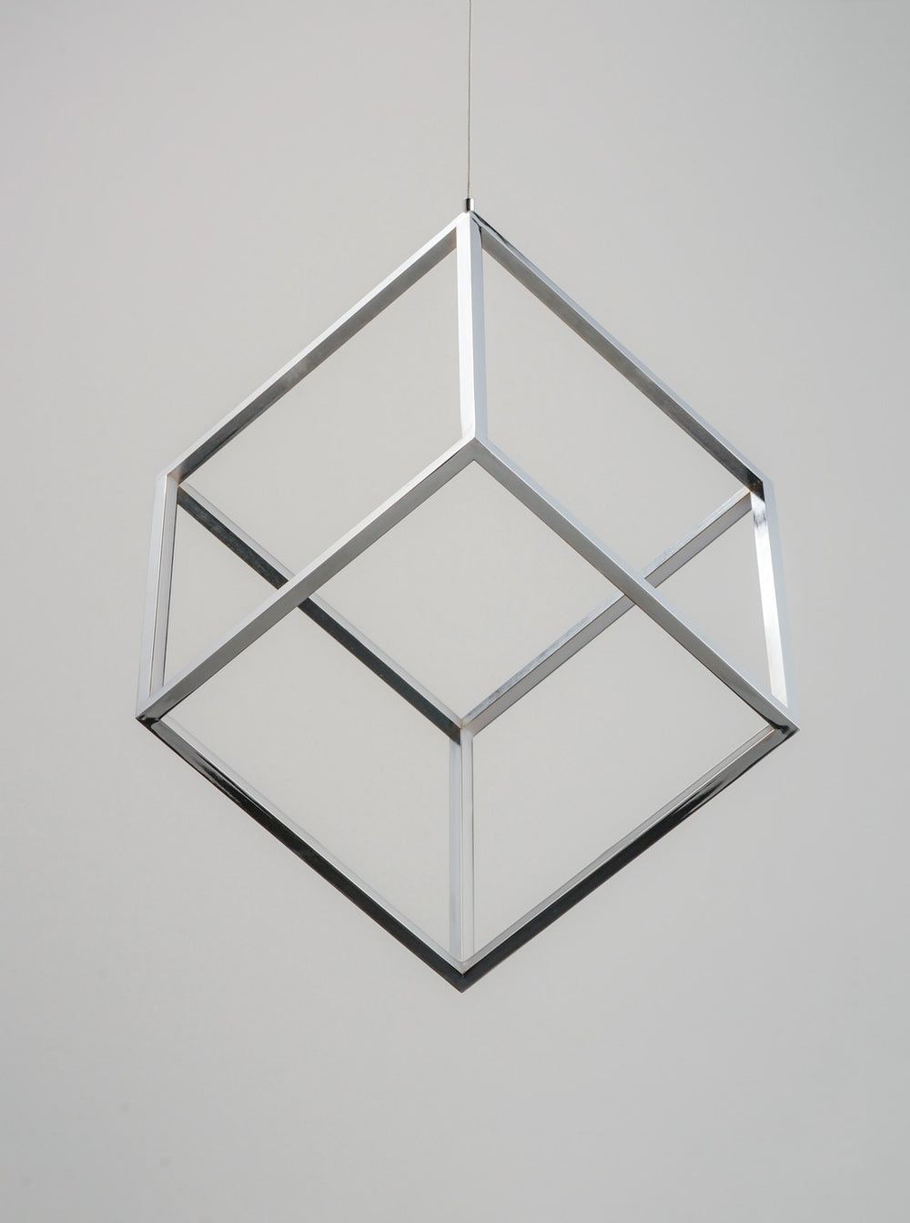 ET2 - LED Pendant - 4 Square - Polished Chrome- Union Lighting Luminaires Decor