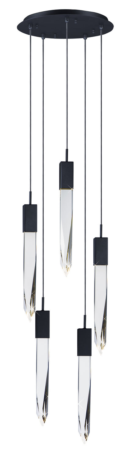 ET2 - LED Pendant - Quartz - Black- Union Lighting Luminaires Decor