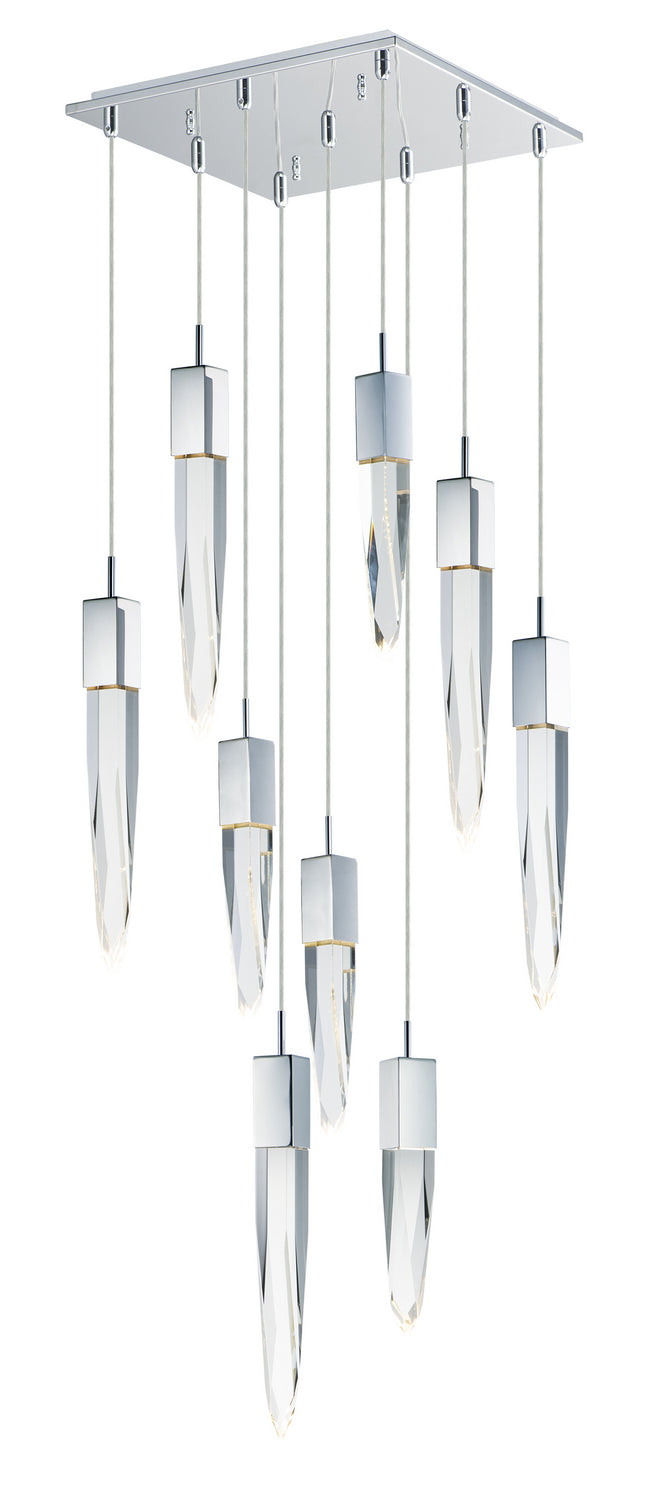 ET2 - LED Pendant - Quartz - Polished Chrome- Union Lighting Luminaires Decor