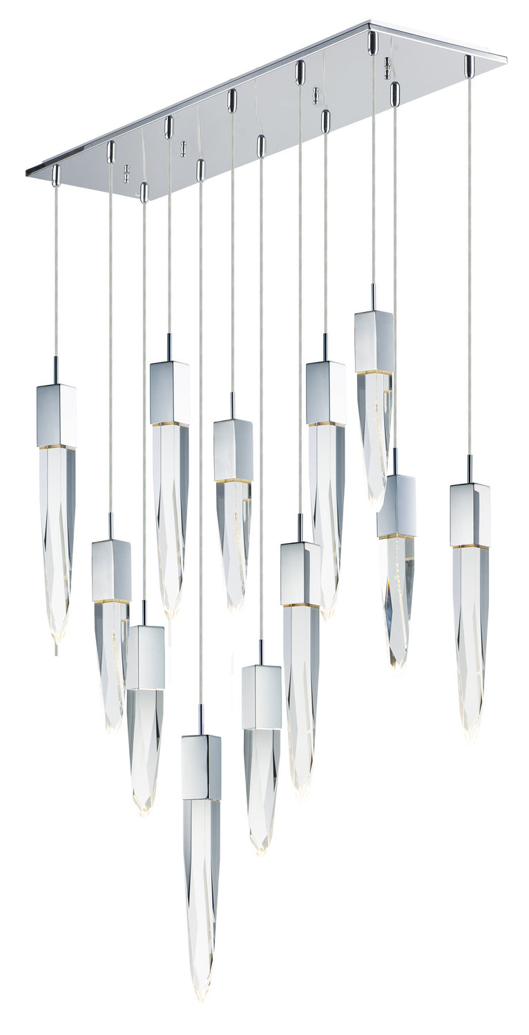 ET2 - LED Pendant - Quartz - Polished Chrome- Union Lighting Luminaires Decor