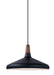 Maxim - One Light Pendant - Nordic - Walnut / Black- Union Lighting Luminaires Decor