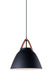 Maxim - One Light Pendant - Nordic - Tan Leather / Black- Union Lighting Luminaires Decor