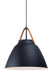 Maxim - One Light Pendant - Nordic - Tan Leather / Black- Union Lighting Luminaires Decor