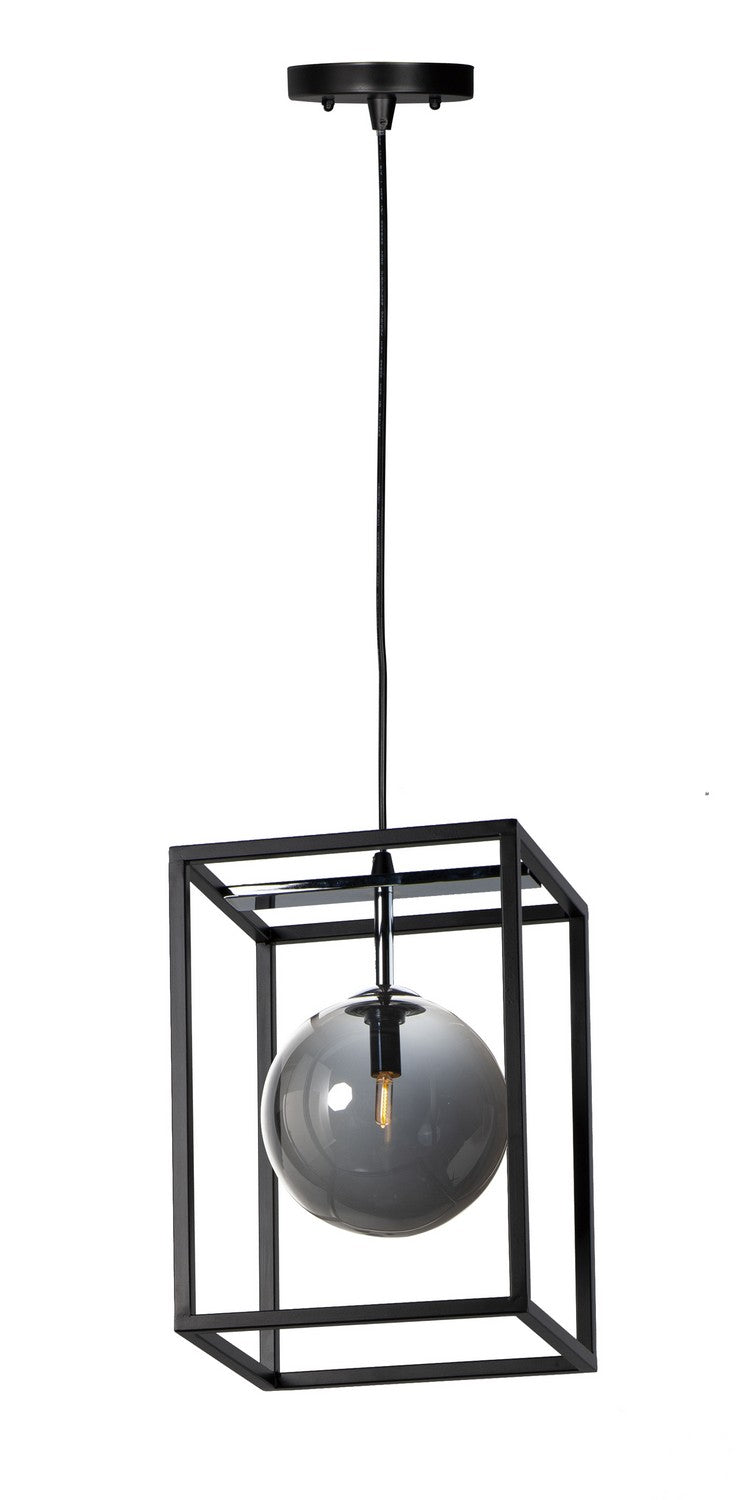 Maxim - LED Pendant - Fluid - Black / Polished Chrome- Union Lighting Luminaires Decor