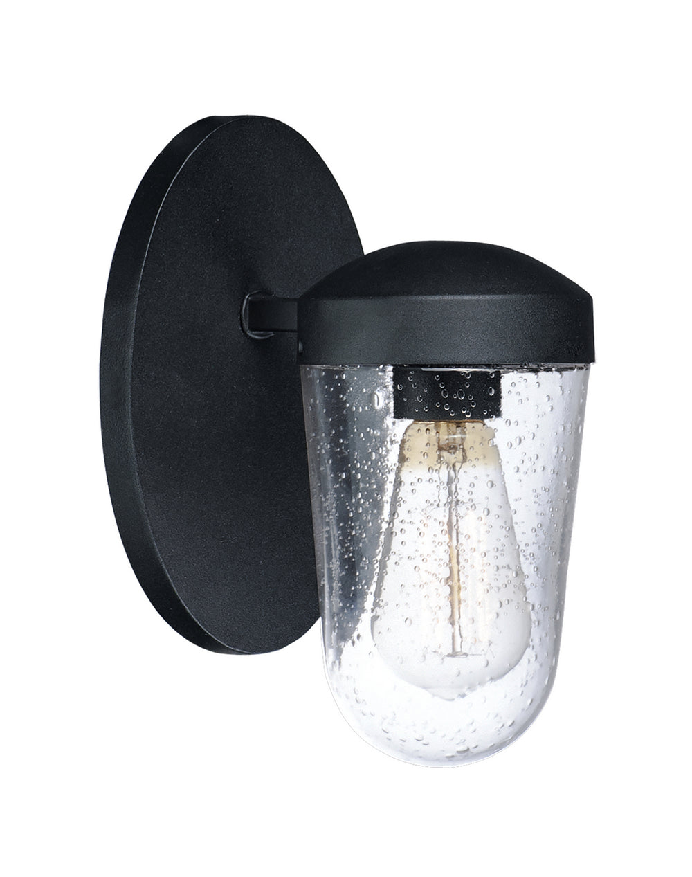 Maxim - One Light Outdoor Wall Sconce - Lido - Black- Union Lighting Luminaires Decor