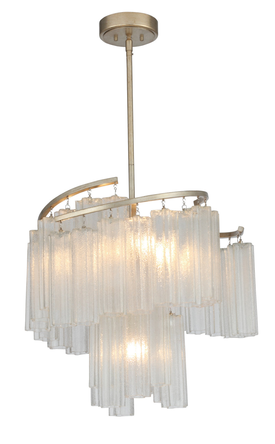 Maxim - Seven Light Pendant - Victoria - Golden Silver- Union Lighting Luminaires Decor