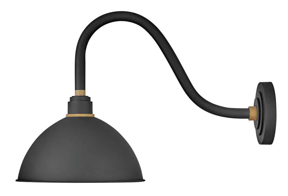 Hinkley Canada - LED Barn Light - Foundry Dome - Textured Black- Union Lighting Luminaires Decor