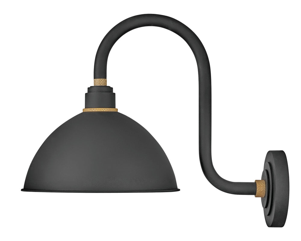 Hinkley Canada - LED Barn Light - Foundry Dome - Textured Black- Union Lighting Luminaires Decor