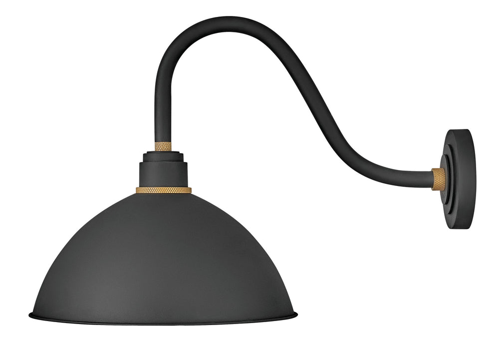 Hinkley Canada - LED Barn Light - Foundry Dome - Textured Black- Union Lighting Luminaires Decor