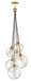 Hinkley Canada - LED Chandelier - Skye - Heritage Brass- Union Lighting Luminaires Decor