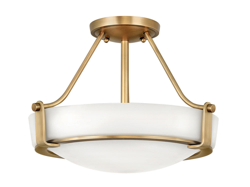 Hinkley Canada - LED Semi-Flush Mount - Hathaway - Heritage Brass- Union Lighting Luminaires Decor