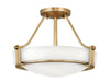 Hinkley Canada - LED Semi-Flush Mount - Hathaway - Heritage Brass- Union Lighting Luminaires Decor