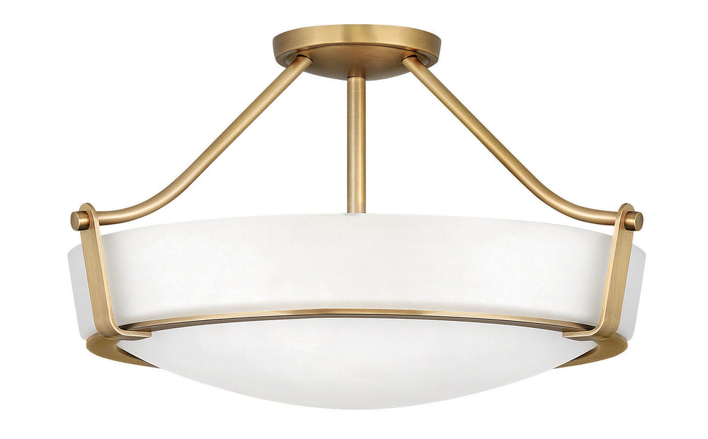 Hinkley Canada - LED Semi-Flush Mount - Hathaway - Heritage Brass- Union Lighting Luminaires Decor