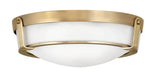 Hinkley Canada - LED Flush Mount - Hathaway - Heritage Brass- Union Lighting Luminaires Decor