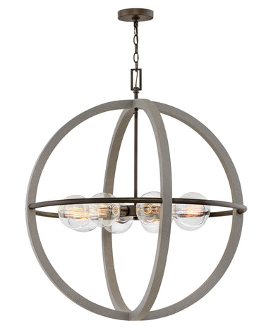 Hinkley Canada - LED Chandelier - Bodie - Dark Cement- Union Lighting Luminaires Decor