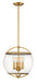 Hinkley Canada - LED Pendant - Calvin - Heritage Brass- Union Lighting Luminaires Decor