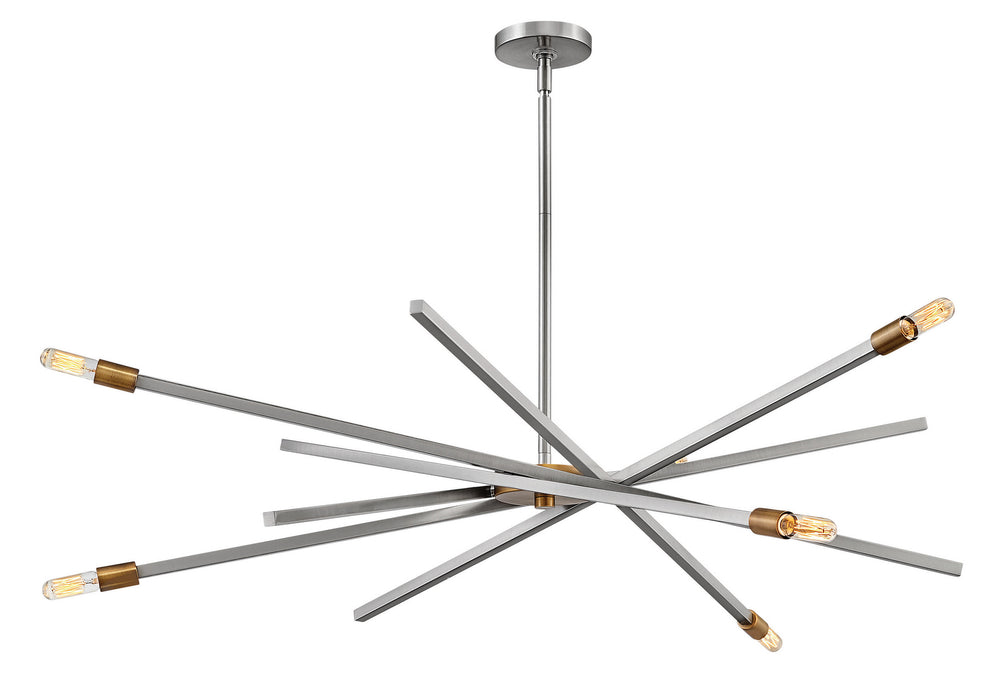 Hinkley Canada - LED Chandelier - Archer - Brushed Nickel- Union Lighting Luminaires Decor
